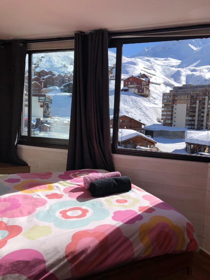 Studio Cosy Vue Montagne Val Thorens Exterior foto